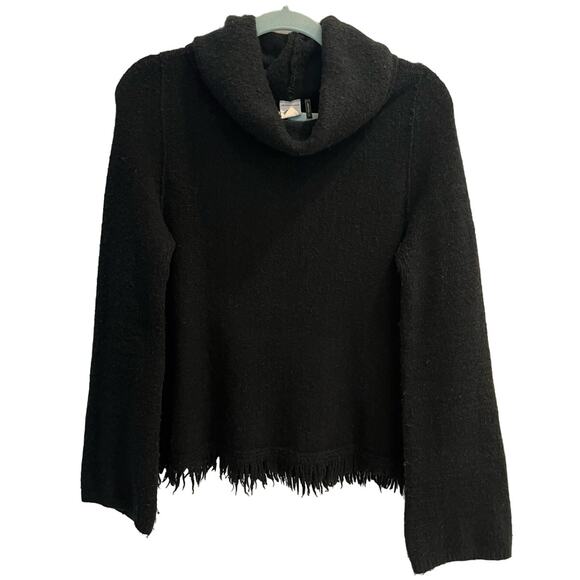 Anthropologie Akemi + Kin Black Cowl Neck Sweater Size XS Extra Small Runs Big - Picture 1 of 6